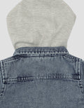 Little M Hoodie Denim Boys Shirt