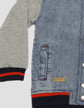 Little M Denim Baseball Combi Jaket Anak Laki-laki