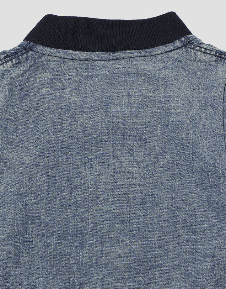 Little M Denim Baseball Combi Jaket Anak Laki-laki