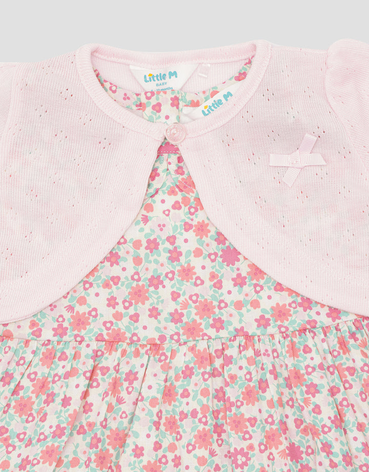 Little M Dress Cardi Midi Anak Perempuan