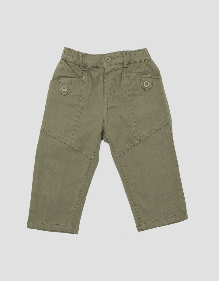 Little M Woven Big Pocket Celana Chinos Anak Laki-Laki