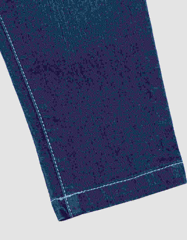 Pipiniko Wove Ribbon Girls Denim Pants