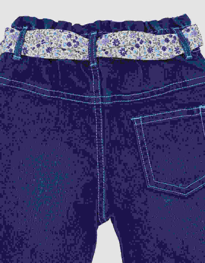 Pipiniko Wove Pita Celana Denim Anak Perempuan