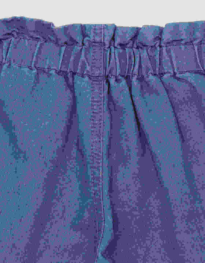 Little M Floral Embro Girls Shorts