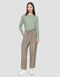 St. Yves Roll Up Straight With Stopper Women's Trousers