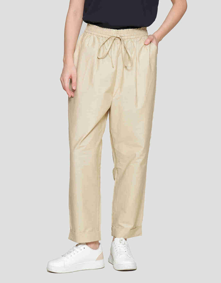 St. Yves Roll Up Straight With Stopper Celana Panjang Wanita