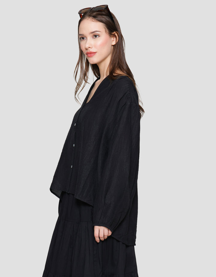 St. Yves Relaxed Sheersucker Blouse for Women