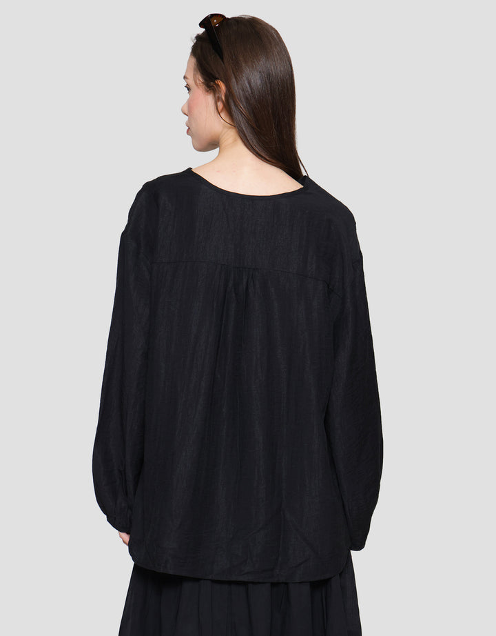 St. Yves Relaxed Sheersucker Blouse for Women
