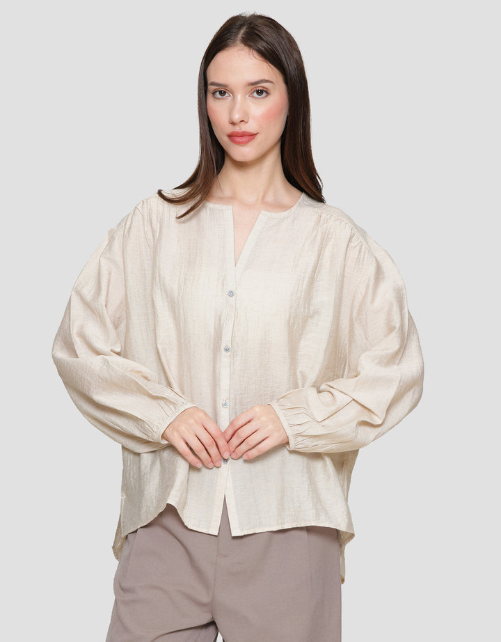 St. Yves Relaxed Sheersucker Blouse for Women