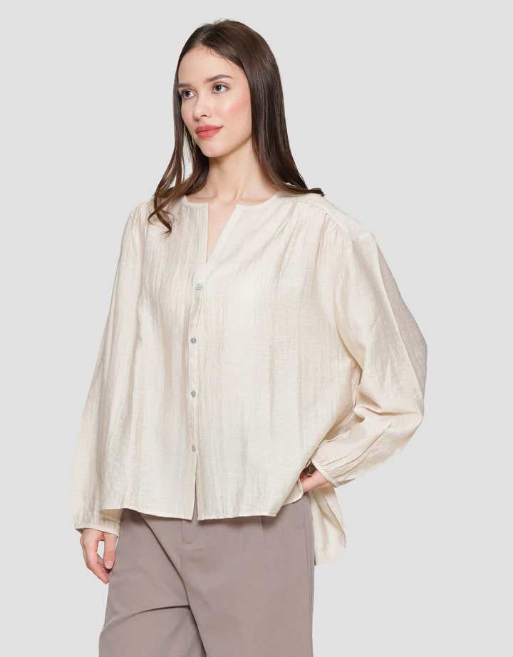 St. Yves Relaxed Sheersucker Blouse for Women
