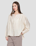 St. Yves Relaxed Sheersucker Blouse for Women