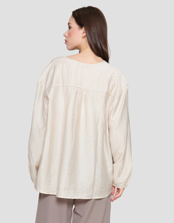 St. Yves Relaxed Sheersucker Blouse for Women