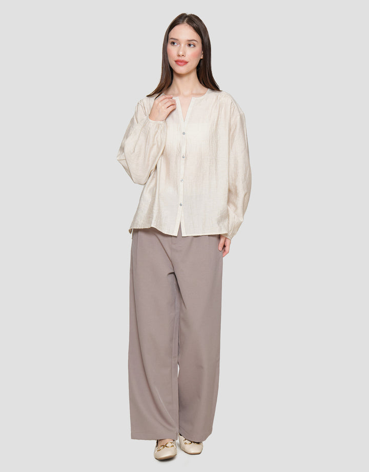St. Yves Relaxed Sheersucker Blouse for Women