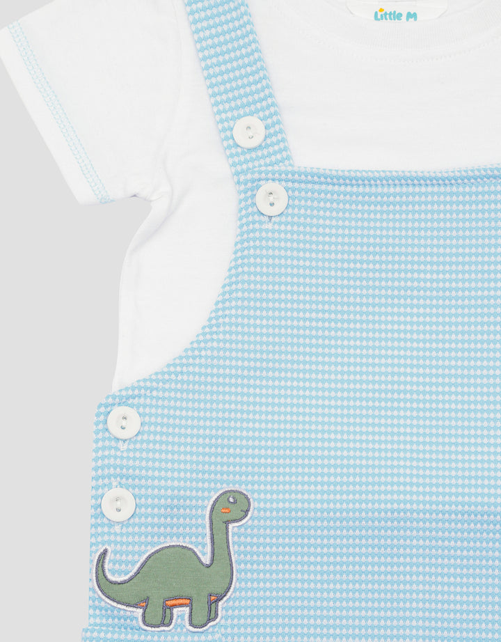 Little M Tekstur Tawon With Pocket Jumpsuit Overall Anak Laki-Laki