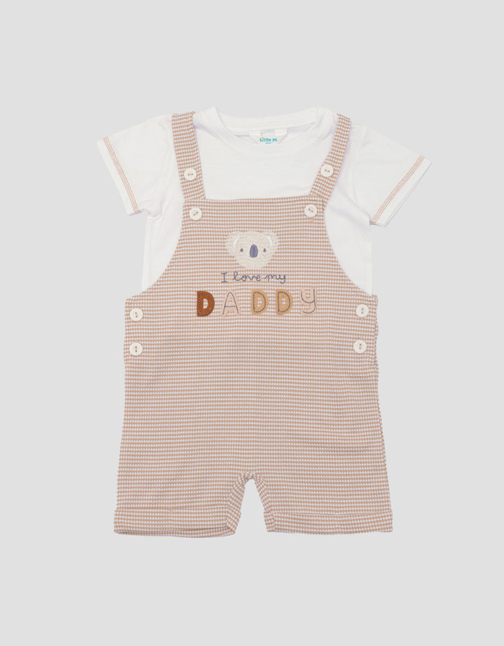 Little M Tawon With Pocket Overall Dress for Boys