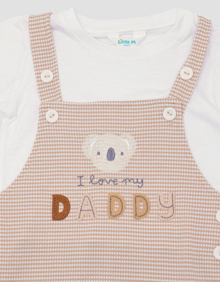 Little M Tawon With Pocket Overall Dress for Boys