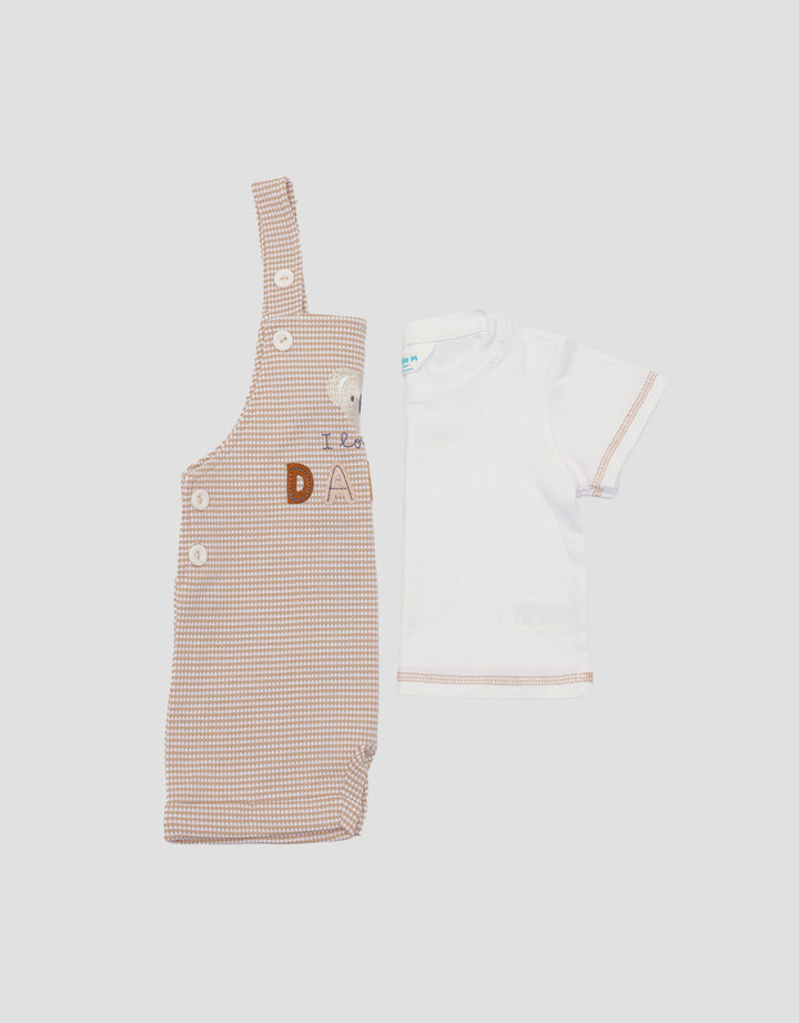Little M Tawon With Pocket Overall Dress for Boys