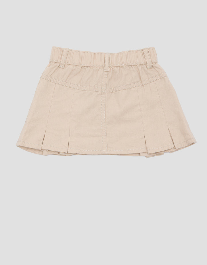 Little M Woven Big Pocket Rok Midi Bayi Perempuan