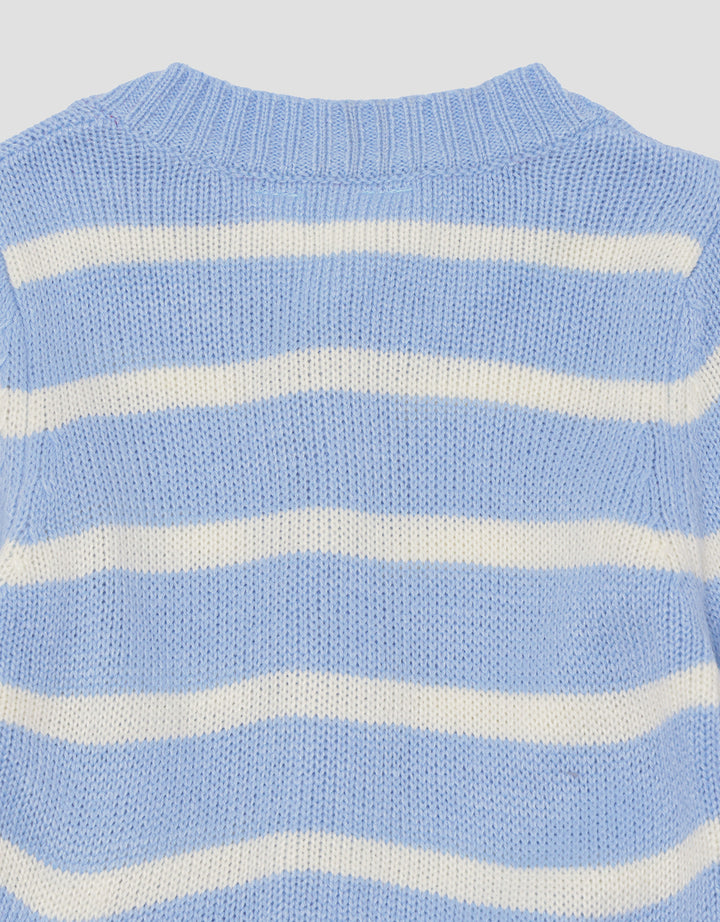 Little M Rajut Stripe Cardigan Anak Bayi