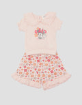 Disney Minnie Flower Garden Set Pakaian Anak Bayi