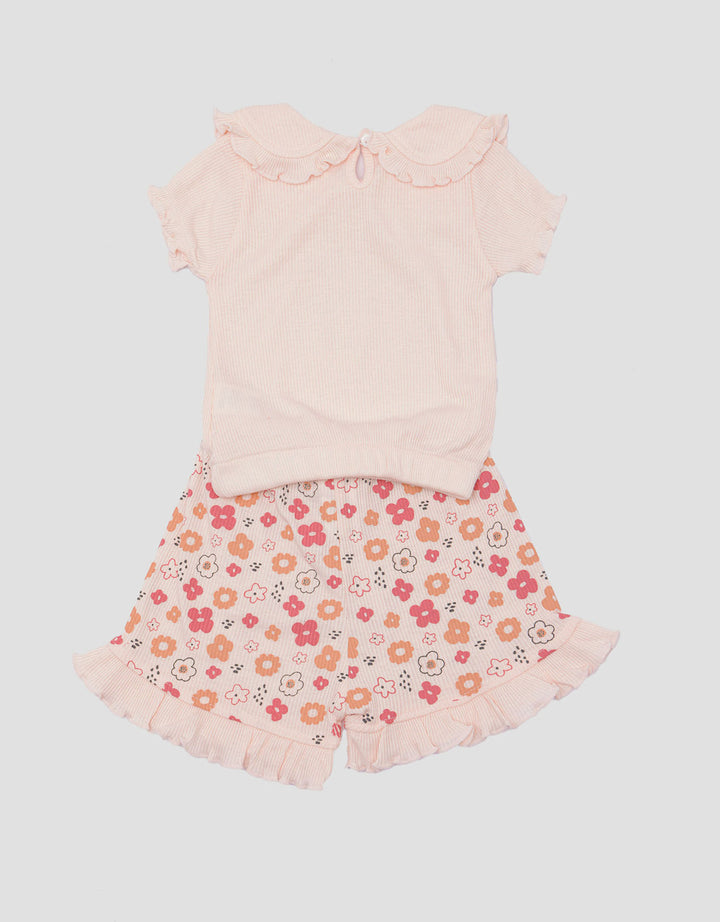 Disney Minnie Flower Garden Set Pakaian Anak Bayi