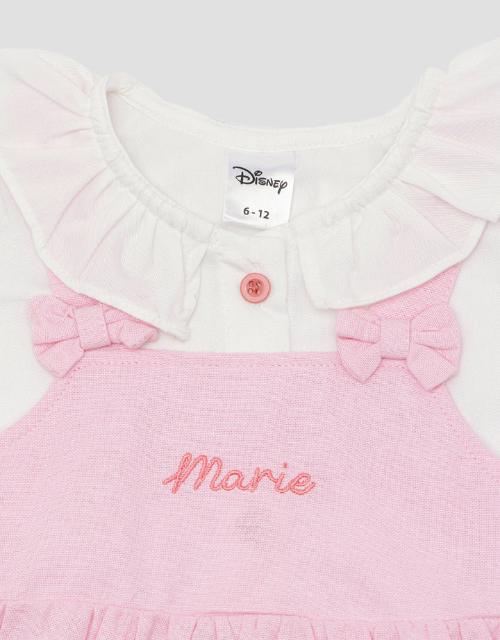 Disney Overall Marie Ribbon Woven Midi Dress for Girls