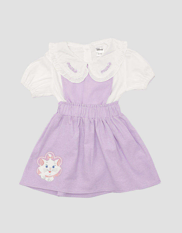 Disney Marie Woven Midi Dress Overall Baby Girl