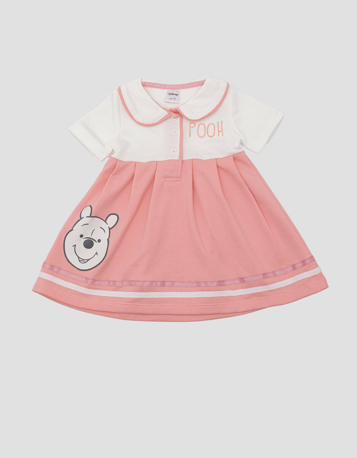 Disney Collar Pooh Midi Dress for Girls