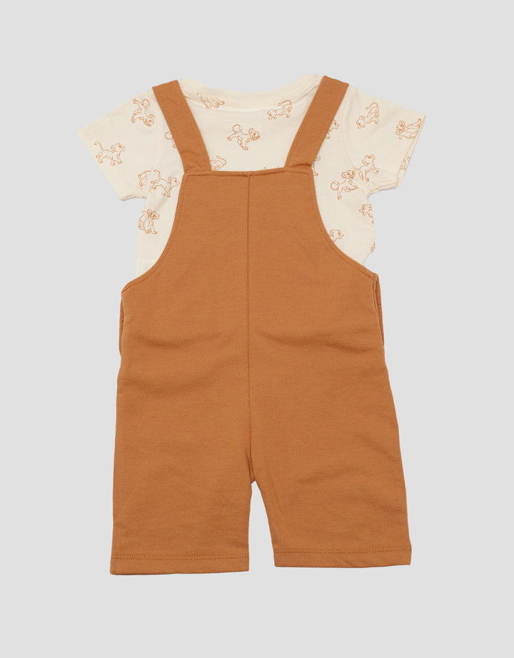 Disney Simba Overall Jumpsuit Bayi Anak Laki-Laki
