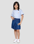 Little M Lipet Sebagian Skort Denim Anak Perempuan