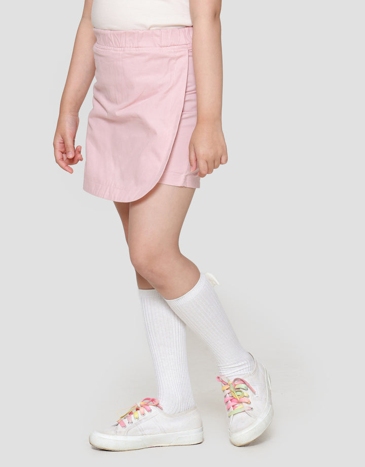 Little M Woven Basic Kantong Skort Anak Perempuan