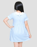 Little M Sailor Collar Midi Dress for Girls