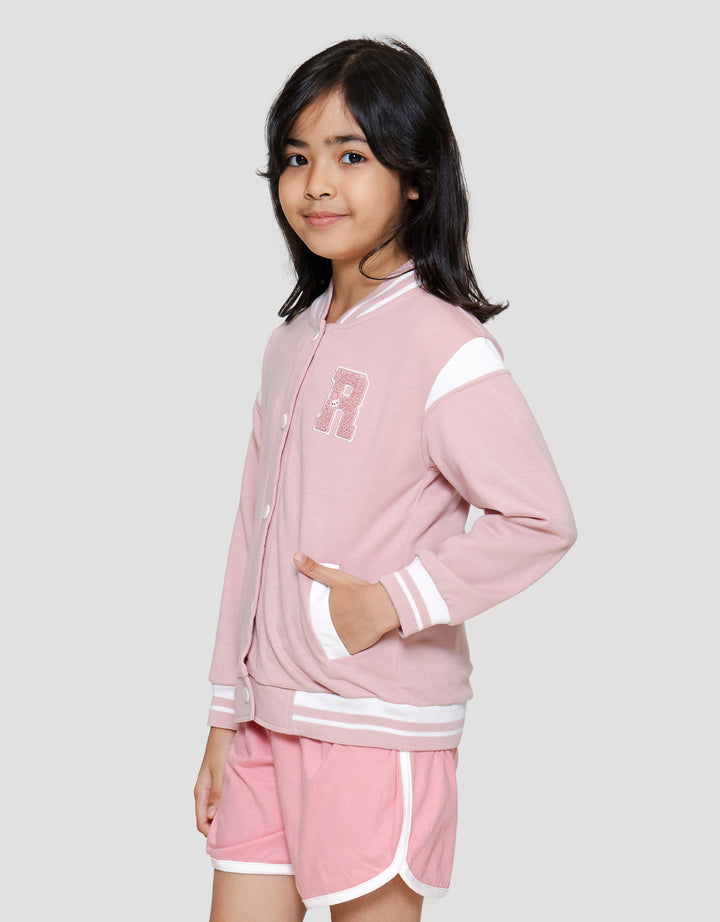Little M Bordir Chenile R Rabbit Jaket Anak Perempuan