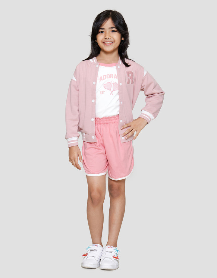 Little M Bordir Chenile R Rabbit Jaket Anak Perempuan