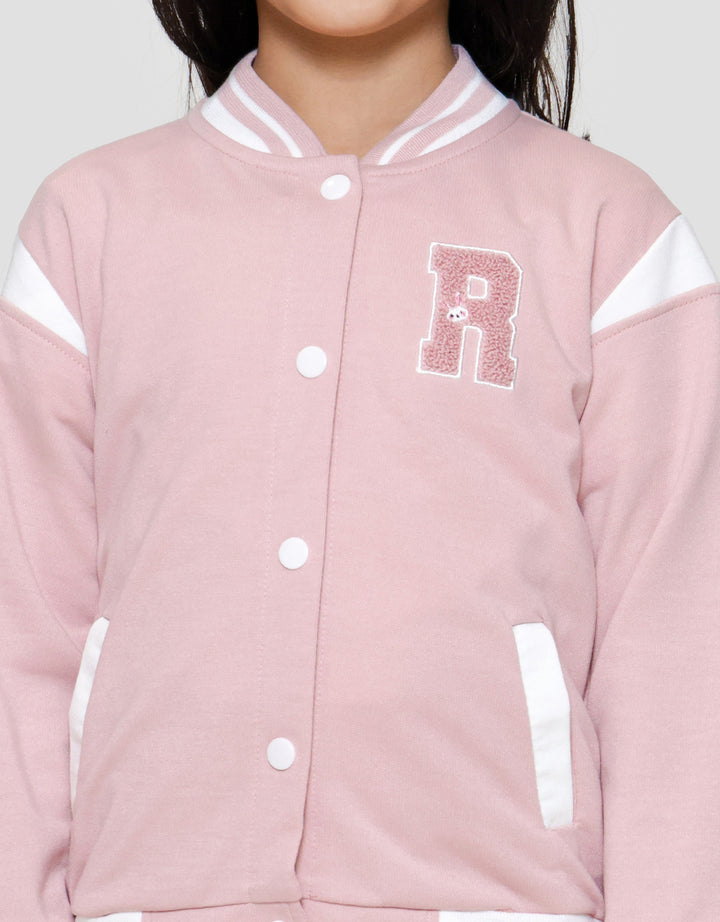 Little M Bordir Chenile R Rabbit Jaket Anak Perempuan