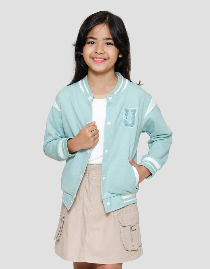 Little M Bordir Chenile U Unicorn Jaket Anak Perempuan