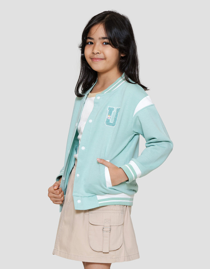 Little M Bordir Chenile U Unicorn Jaket Anak Perempuan