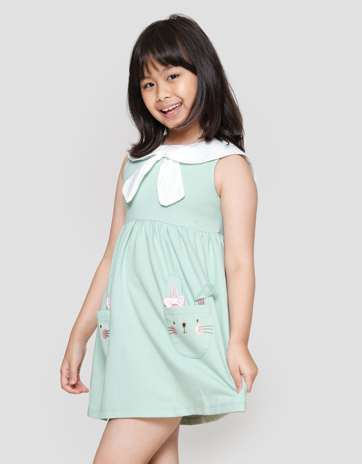 Little M Sailor Midi Dress Anak Perempuan
