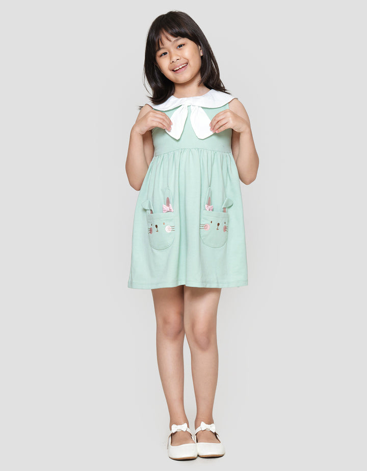 Little M Sailor Midi Dress Anak Perempuan