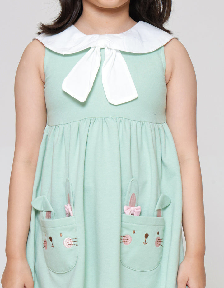 Little M Sailor Midi Dress Anak Perempuan