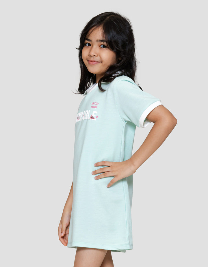 Little M Kerah Adorable Midi Dress Anak Perempuan