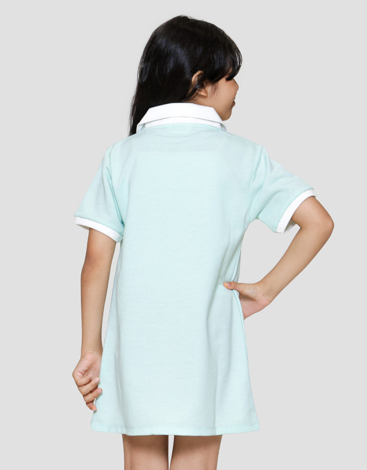 Little M Kerah Adorable Midi Dress Anak Perempuan