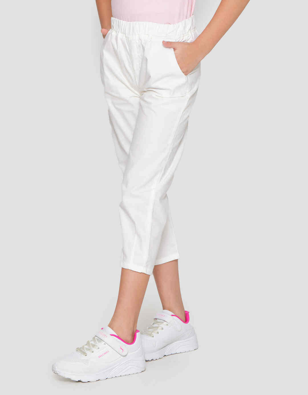 Little M Baloon Cut Girls Long Pants