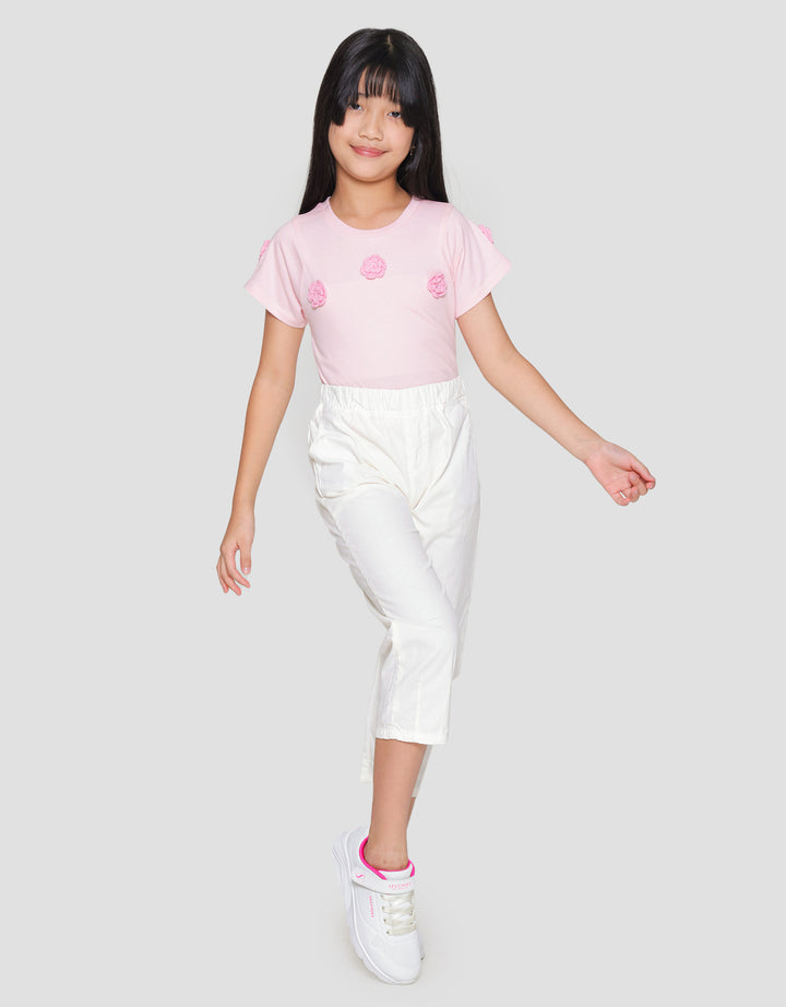 Little M Baloon Cut Girls Long Pants