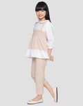 Little M Ruffle Overal Set Baju Muslim Anak Perempuan