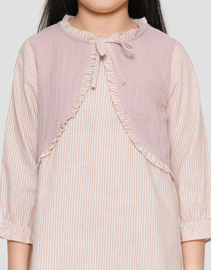 Little M Vesty Set Baju Muslim Anak Perempuan