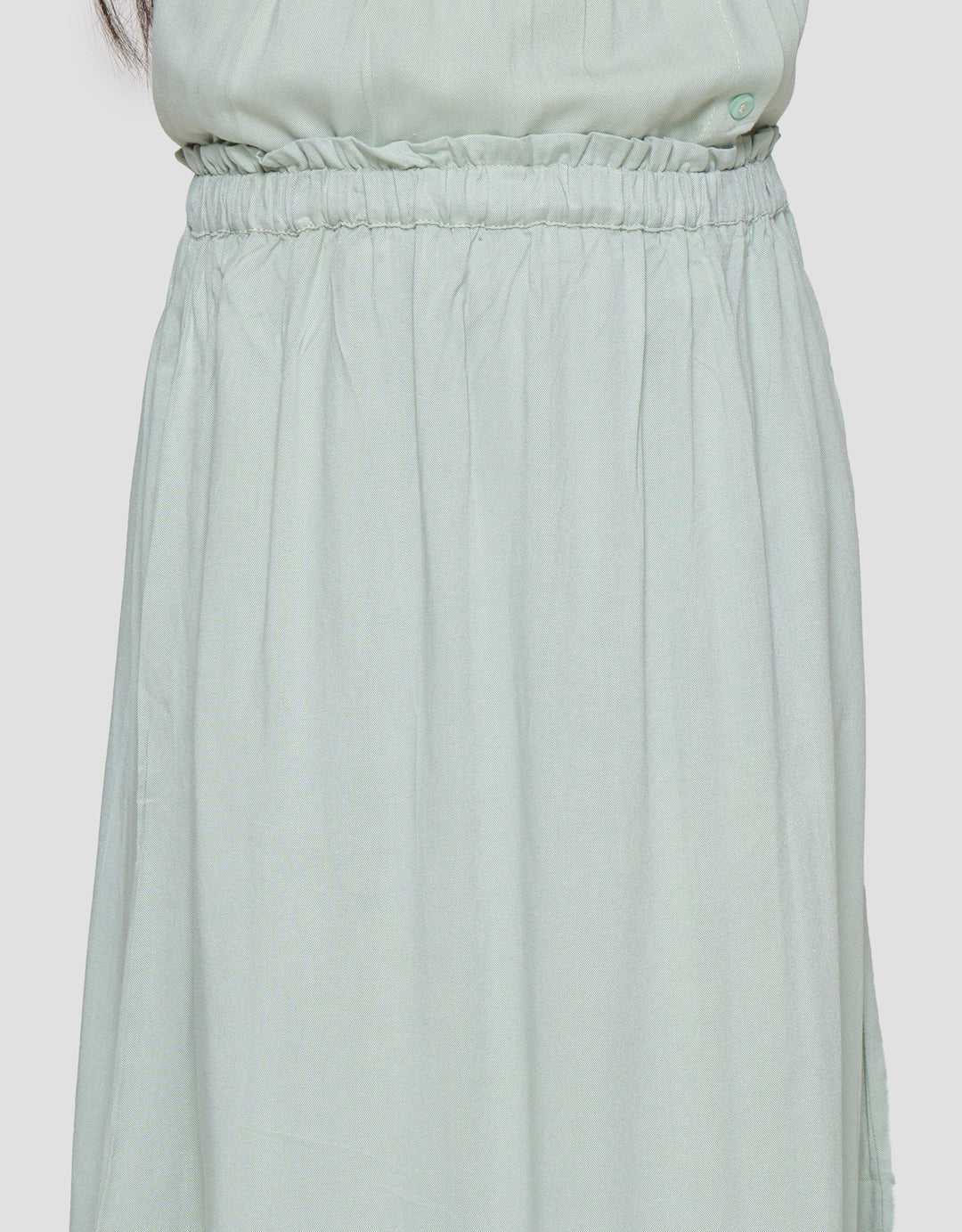 Little M Ruffle Top Long Skirt Baju Set Anak Perempuan