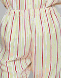 Nevada Stripe Arpicot Women's Sleepwear Set
