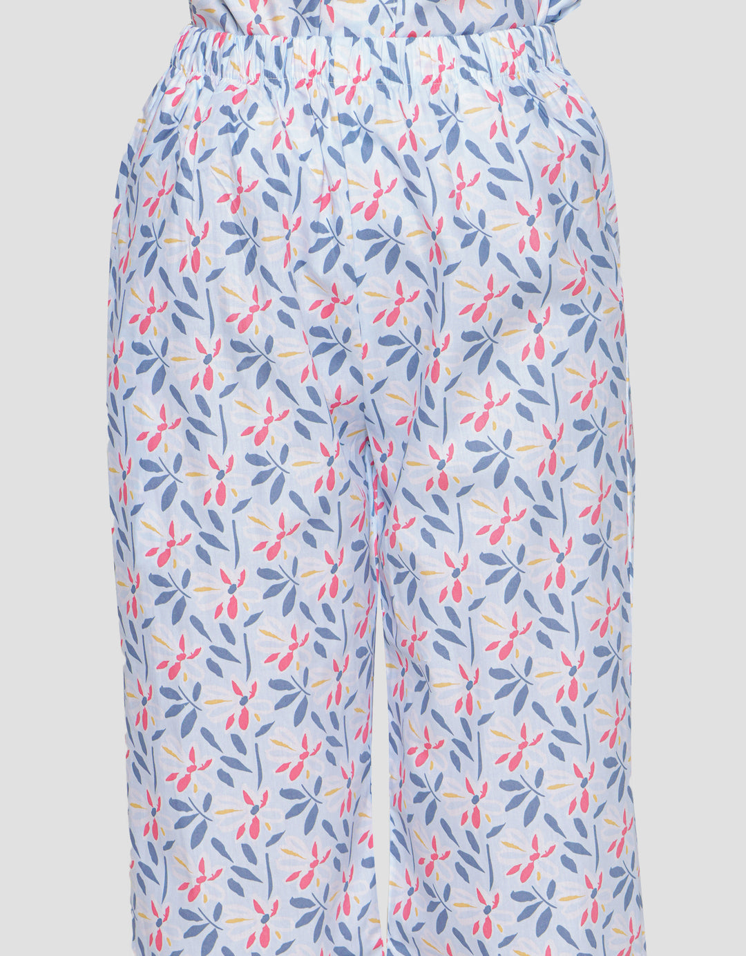 St. Yves Blue Flower Setelan Piyama Wanita
