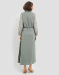 Expand Mootya Dress 2-Piece Green Wanita